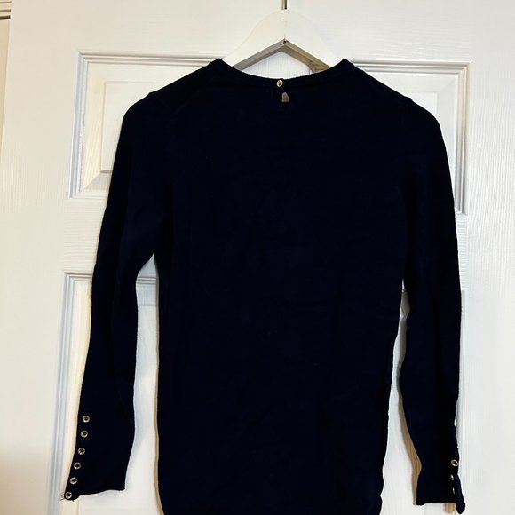 Zara Knit Navy Blue Sweater (Size M) - Picture 3 of 3